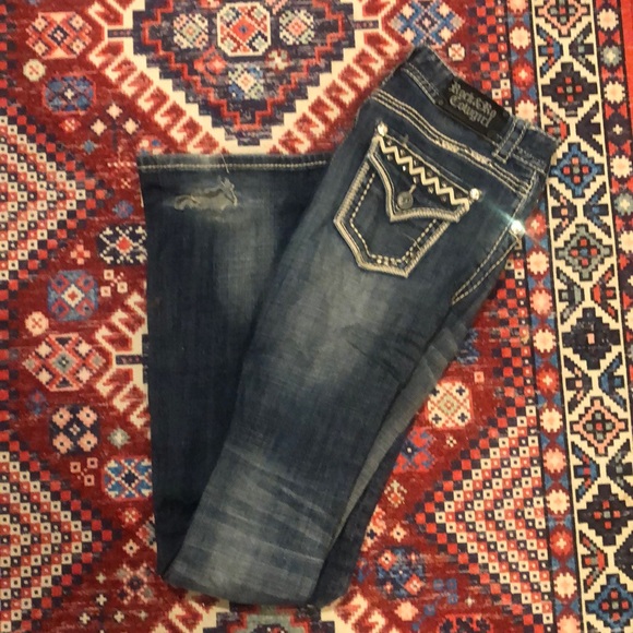 Rock & Roll Cowgirl Mid Rise Sz27 - Picture 1 of 6